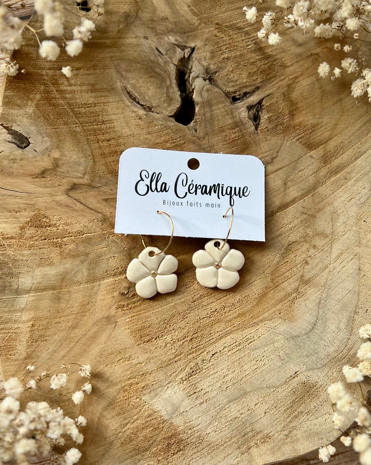 Créole Fleuri Cœur en Or 💛