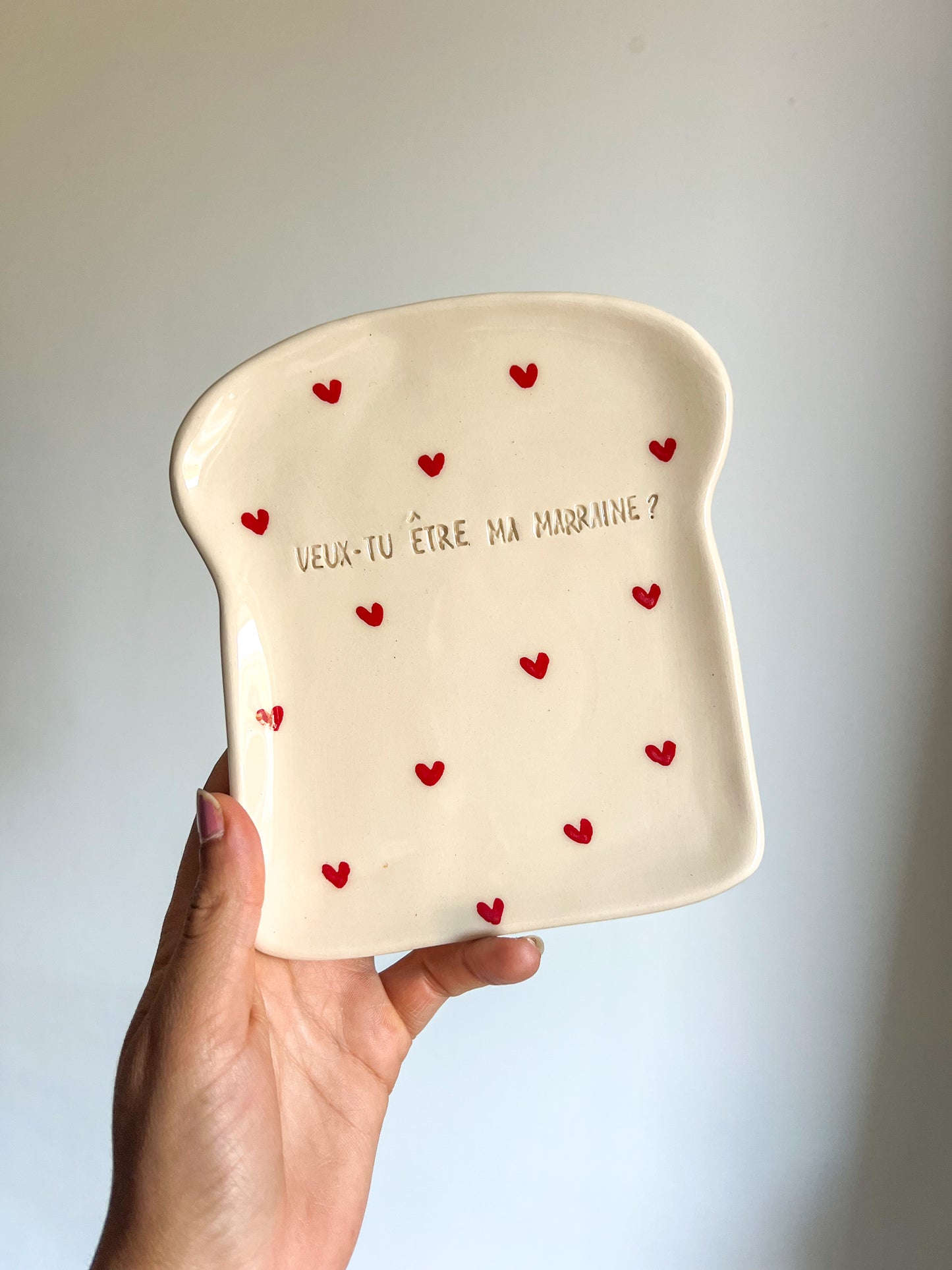 Assiette à tartine personnalisable 🧇