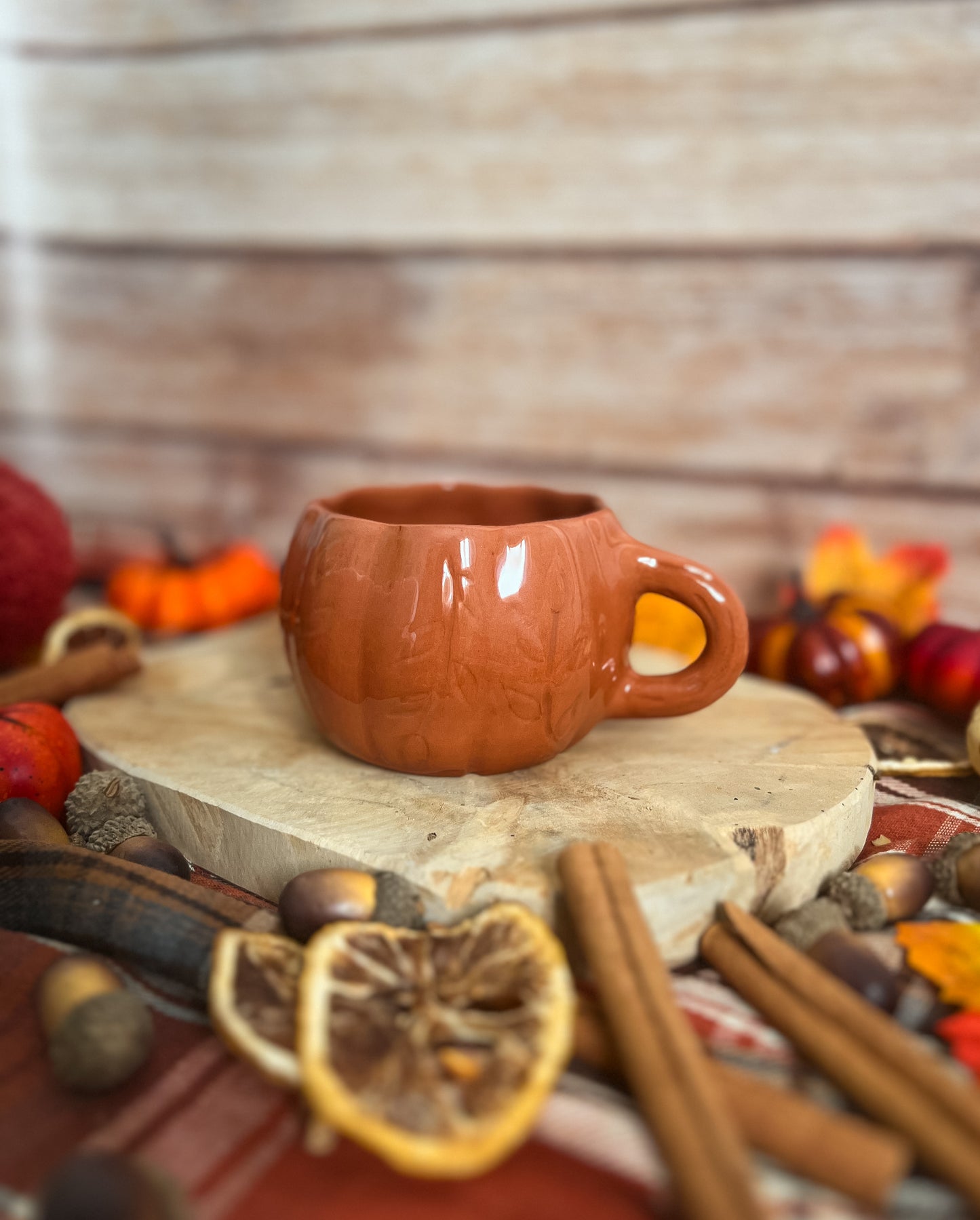 Tasse Citrouille gravée 🤎