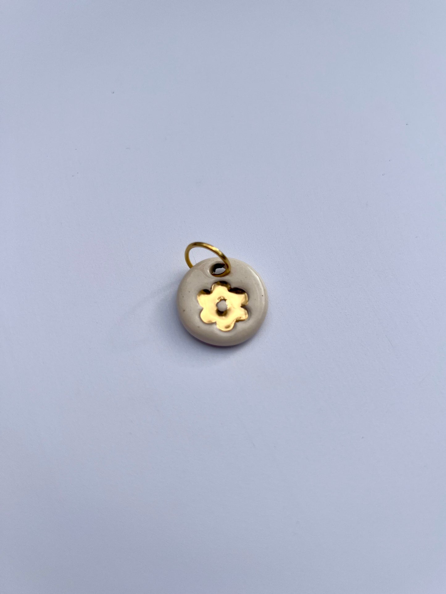Pendentif Cœur/Fleur Or