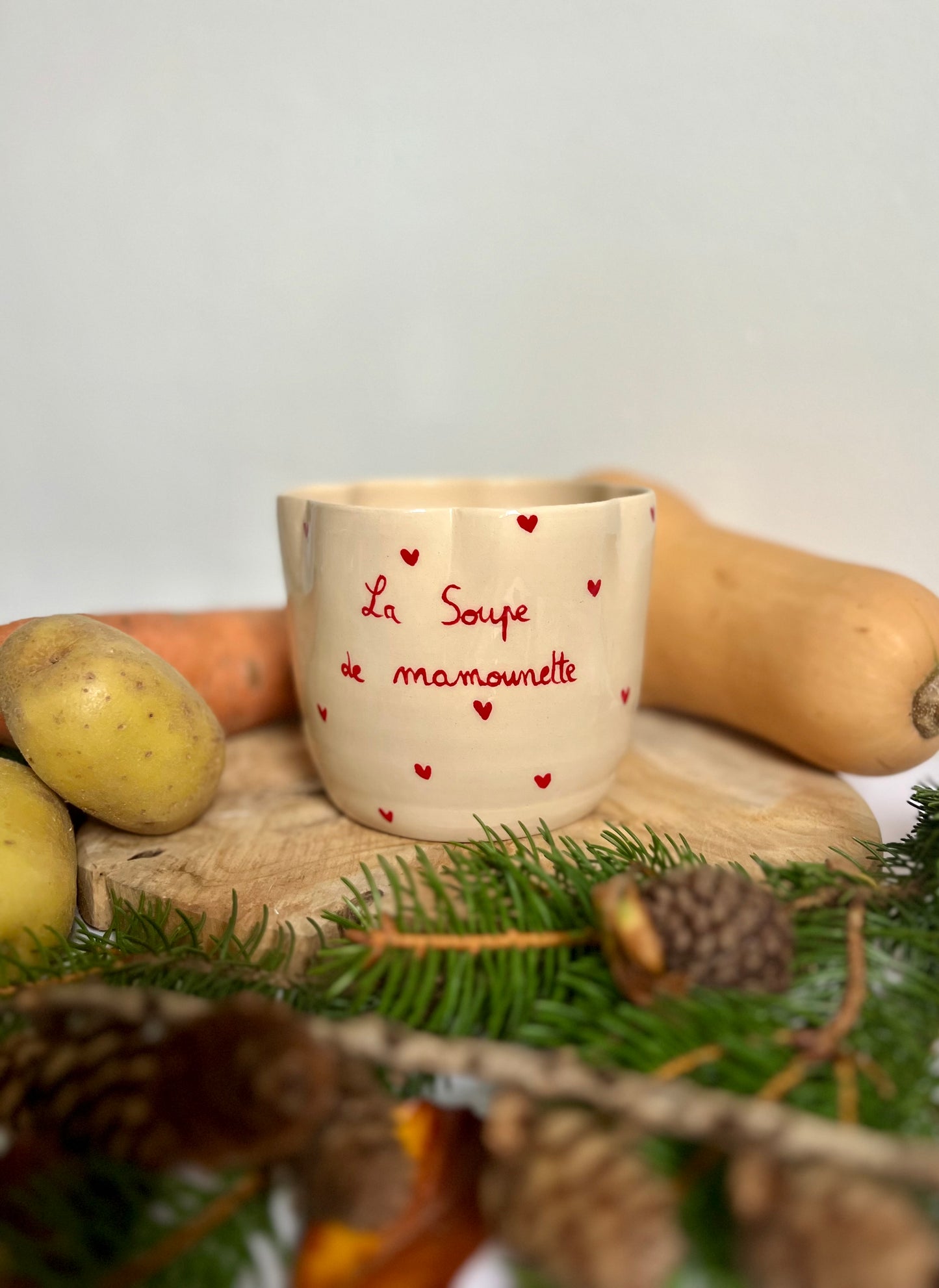 Grand bol à soupe Personnalisable