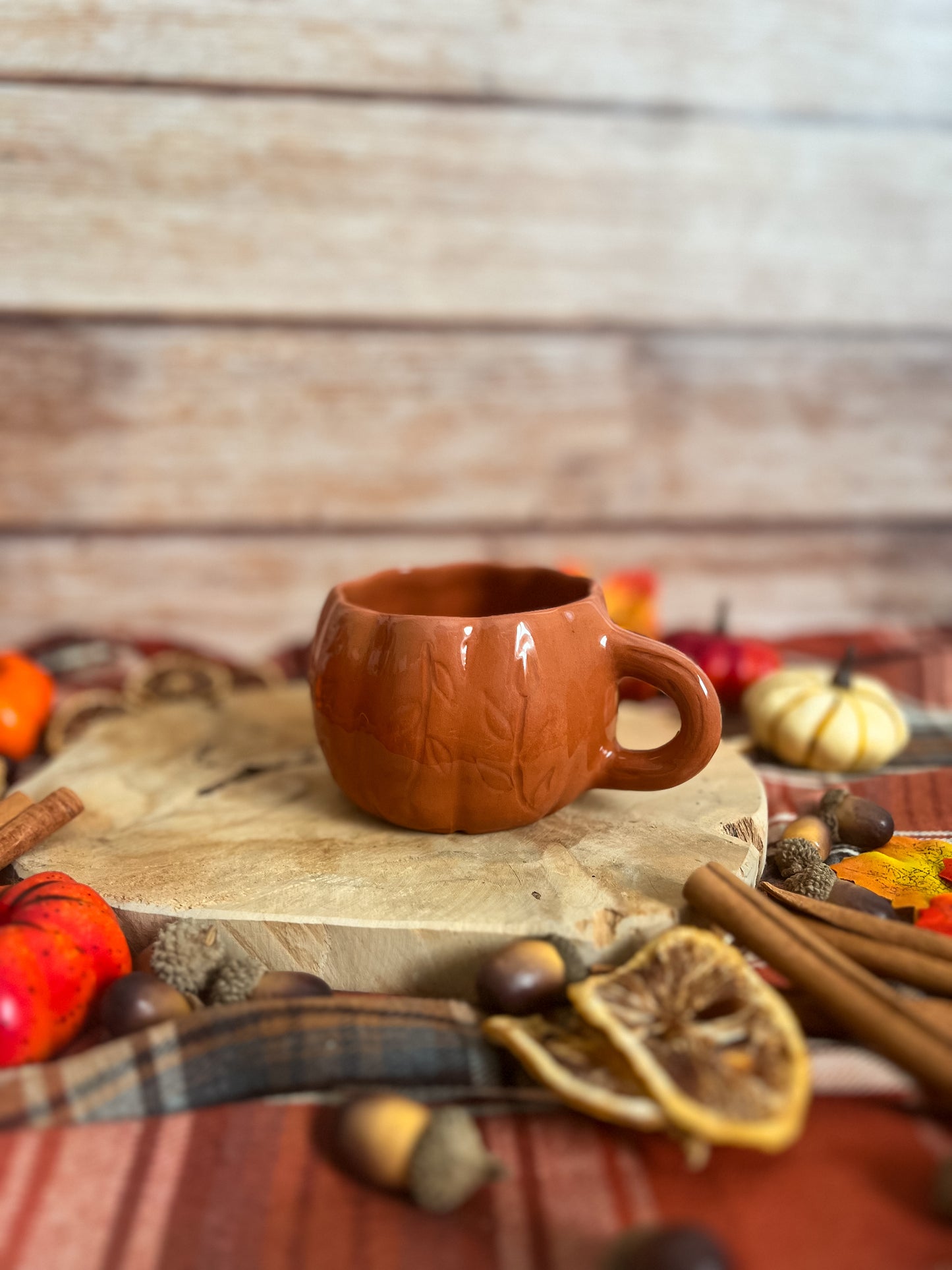 Tasse Citrouille gravée 🤎