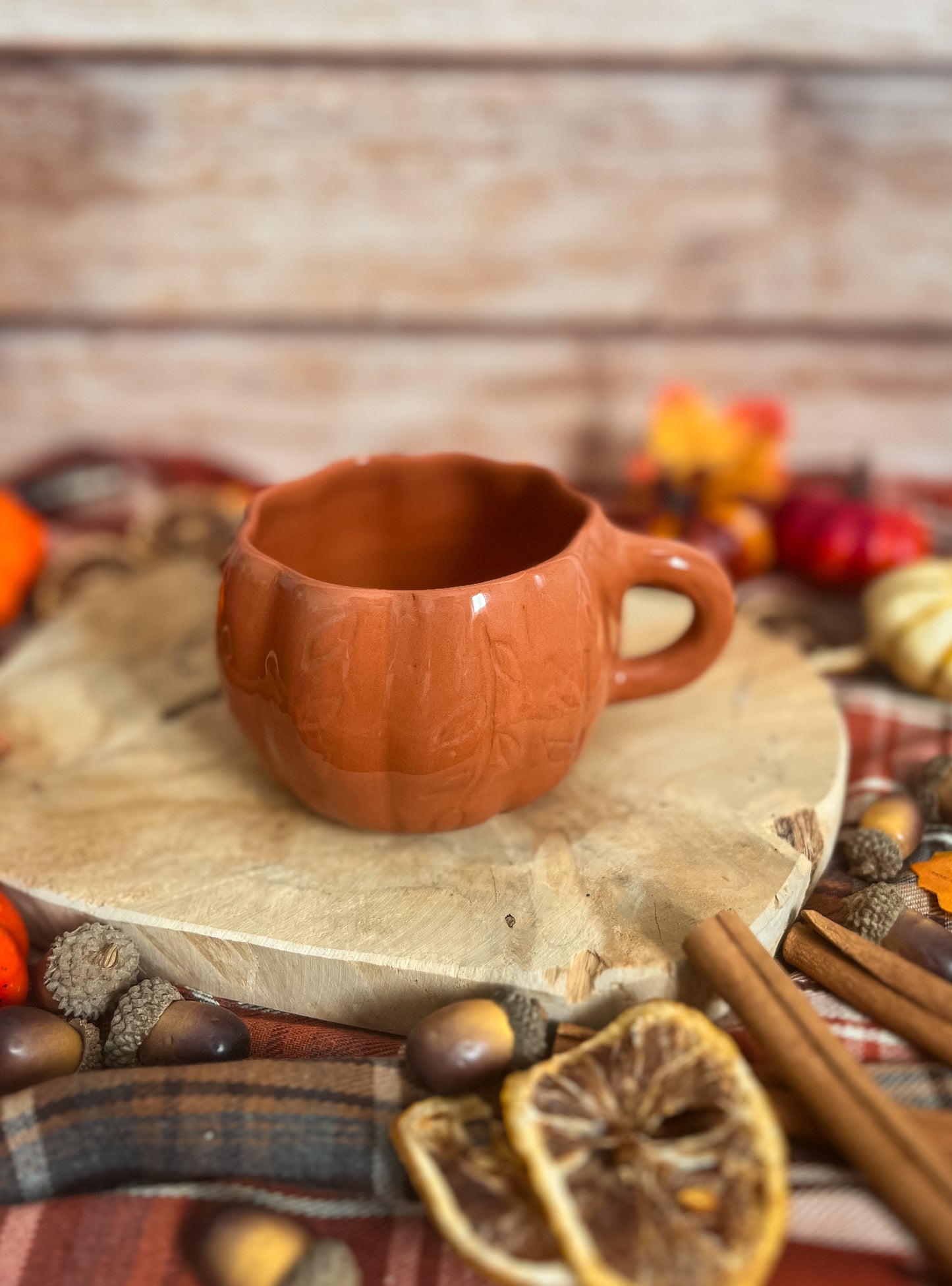 Tasse Citrouille gravée 🤎