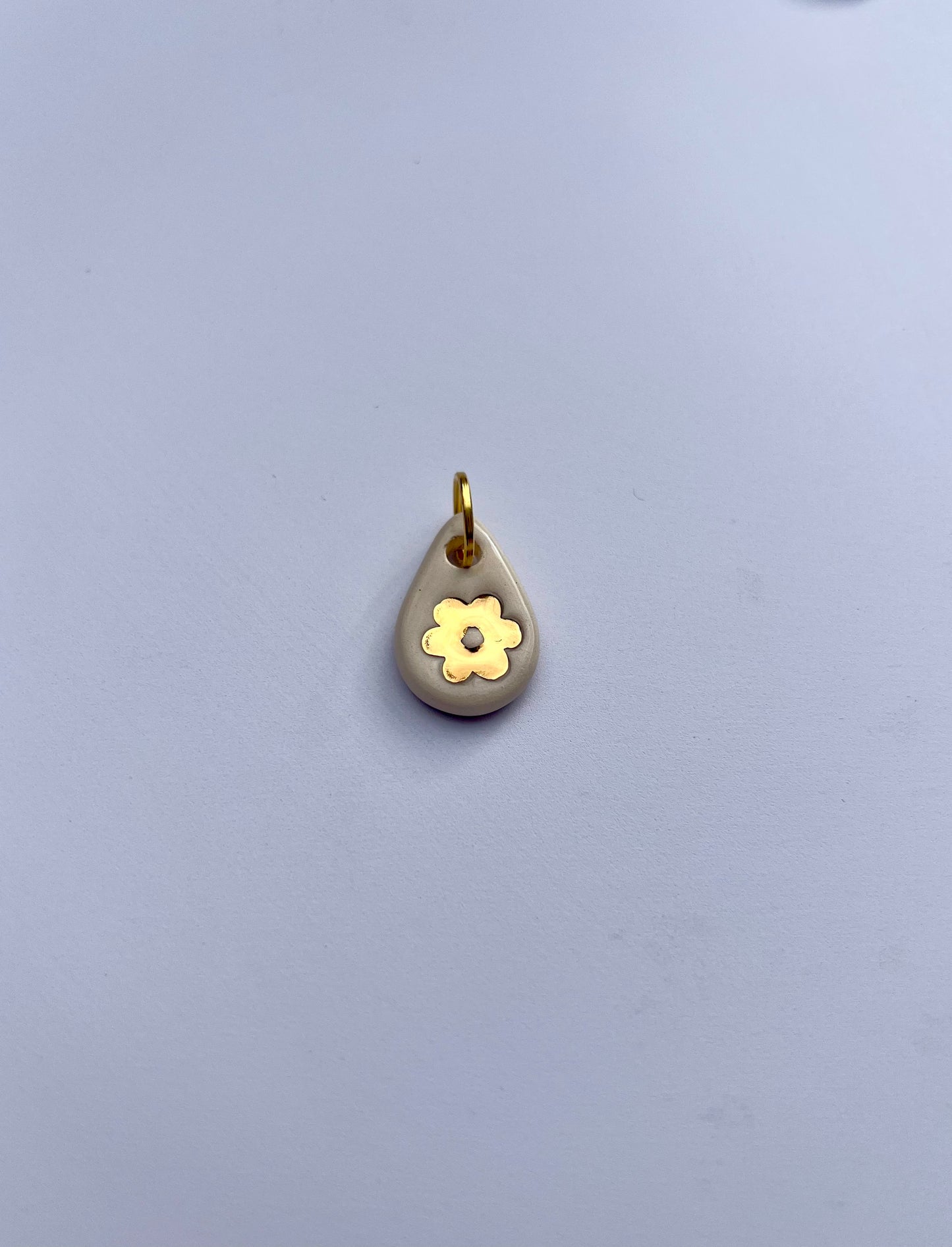 Pendentif Cœur/Fleur Or