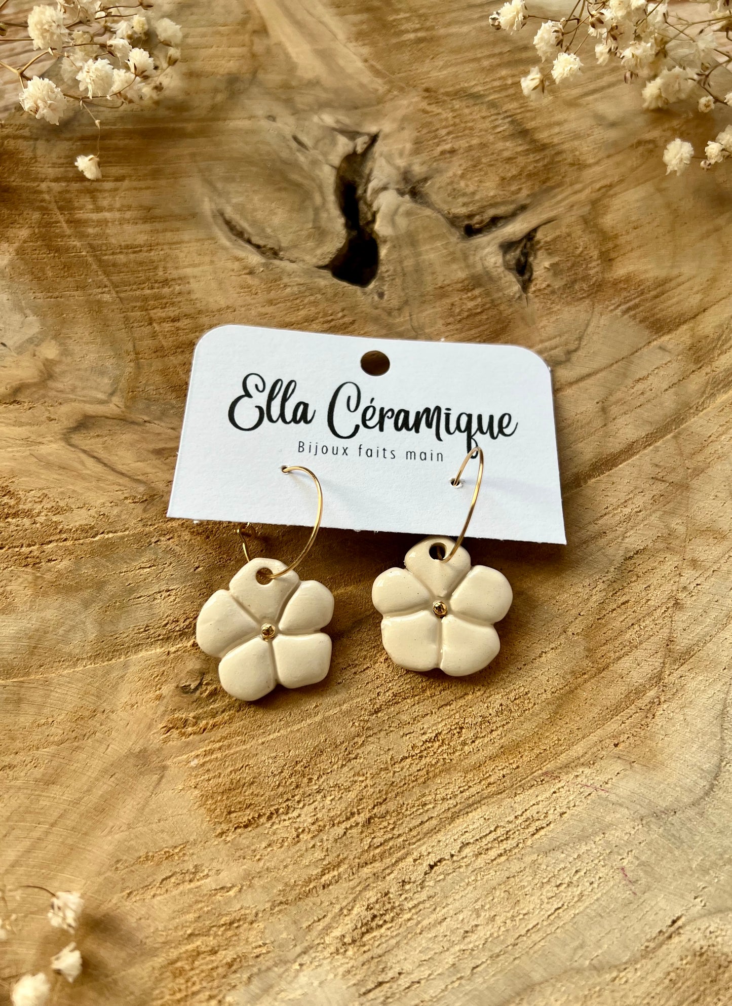 Créole Fleuri Cœur en Or 💛