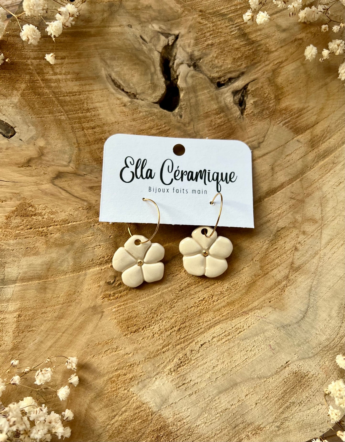 Créole Fleuri Cœur en Or 💛
