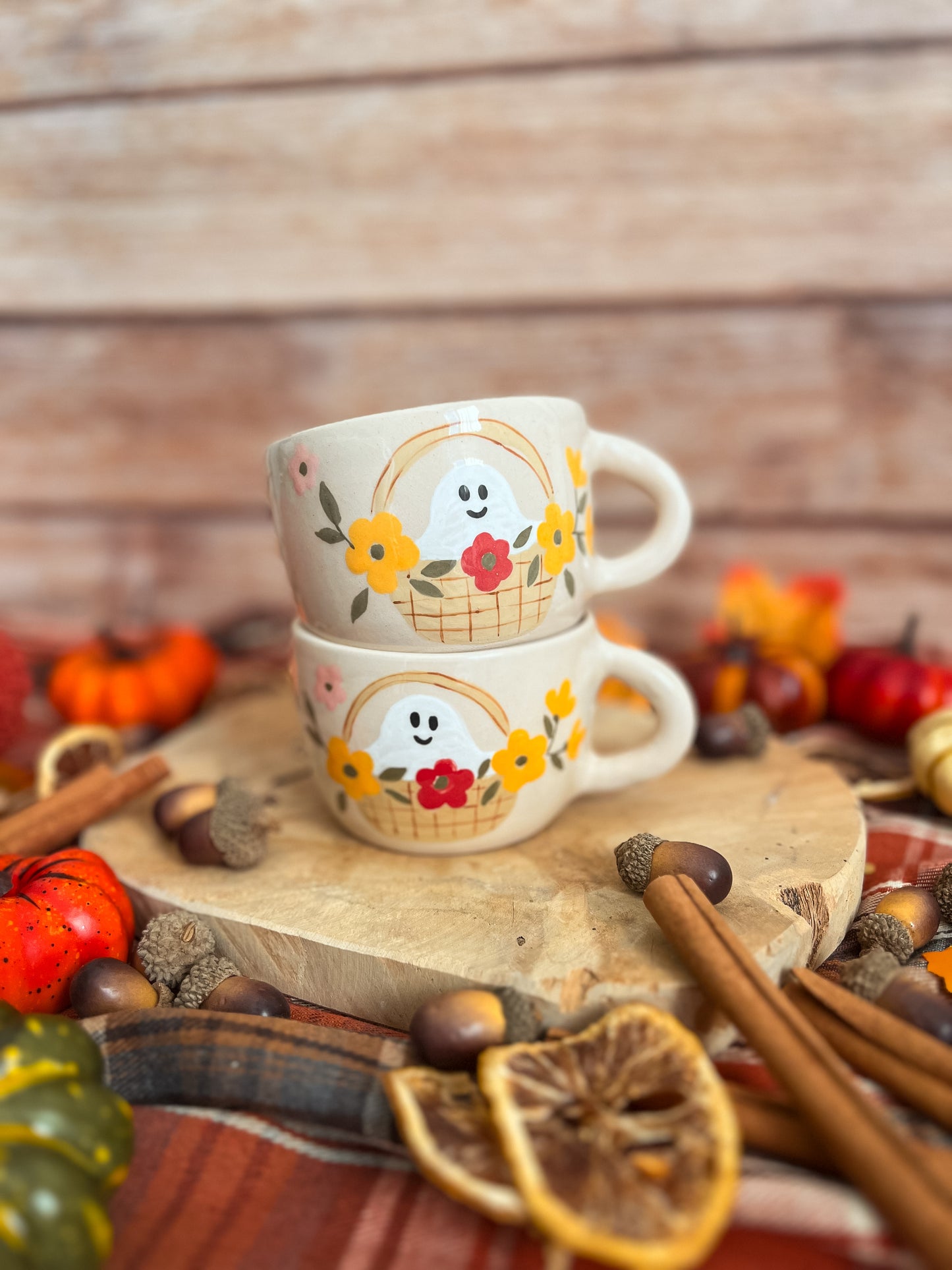 Tasse « Le Fantôme au Panier » PRÉCOMMANDE 🌻