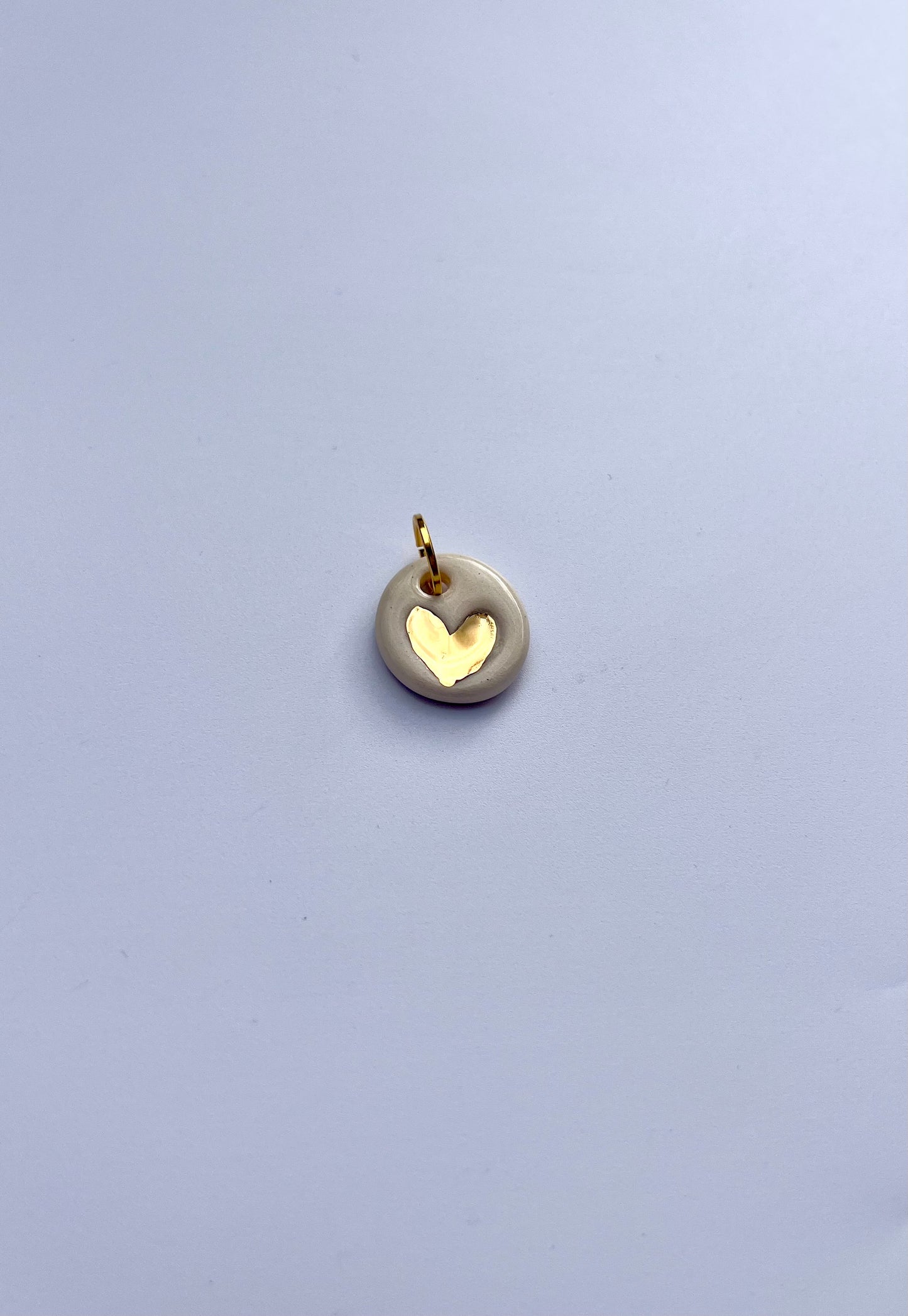 Pendentif Cœur/Fleur Or