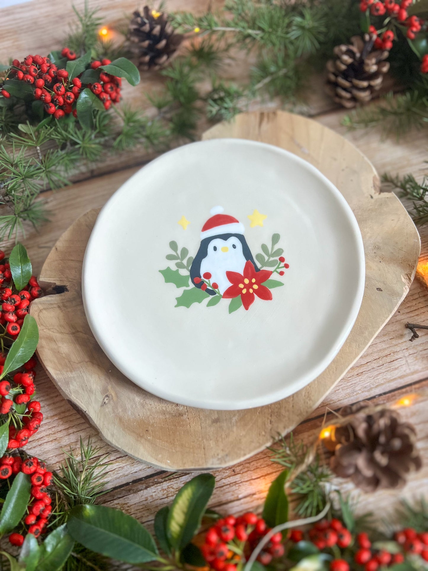 Assiette Pingouin de Noël 🎅