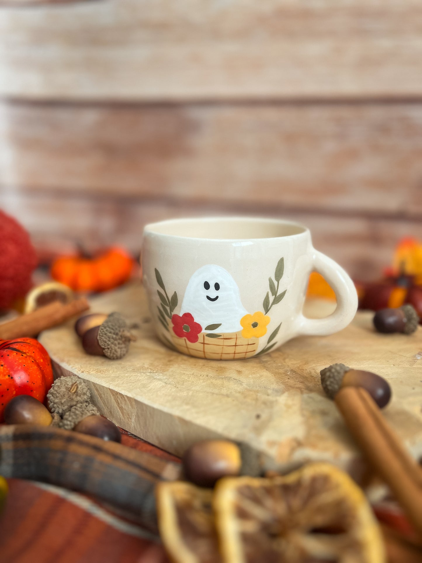 Tasse « Fantôme fleuri » PRÉCOMMANDE 🌼