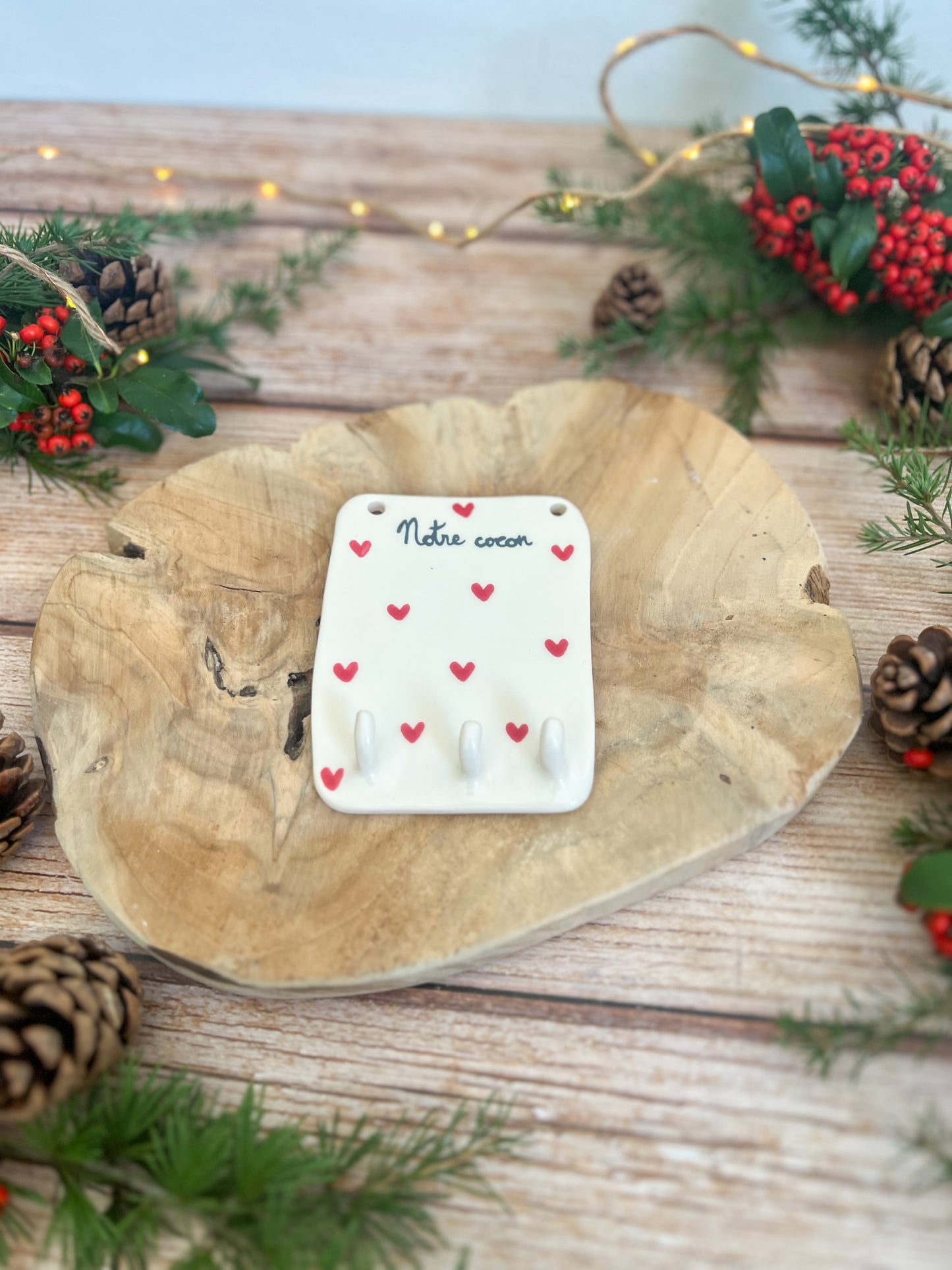 Support à clefs « Notre Cocon » ❤️