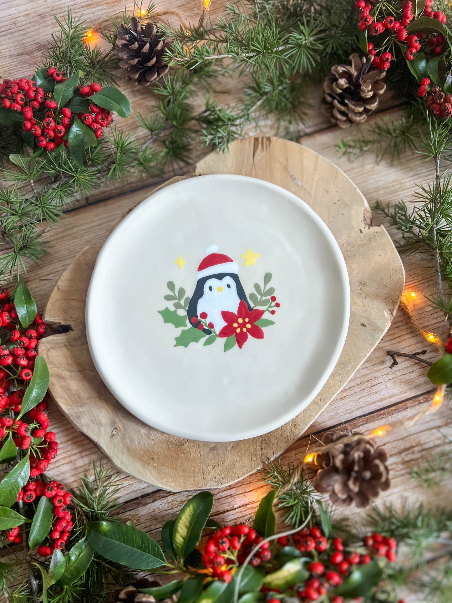Assiette Pingouin de Noël 🎅