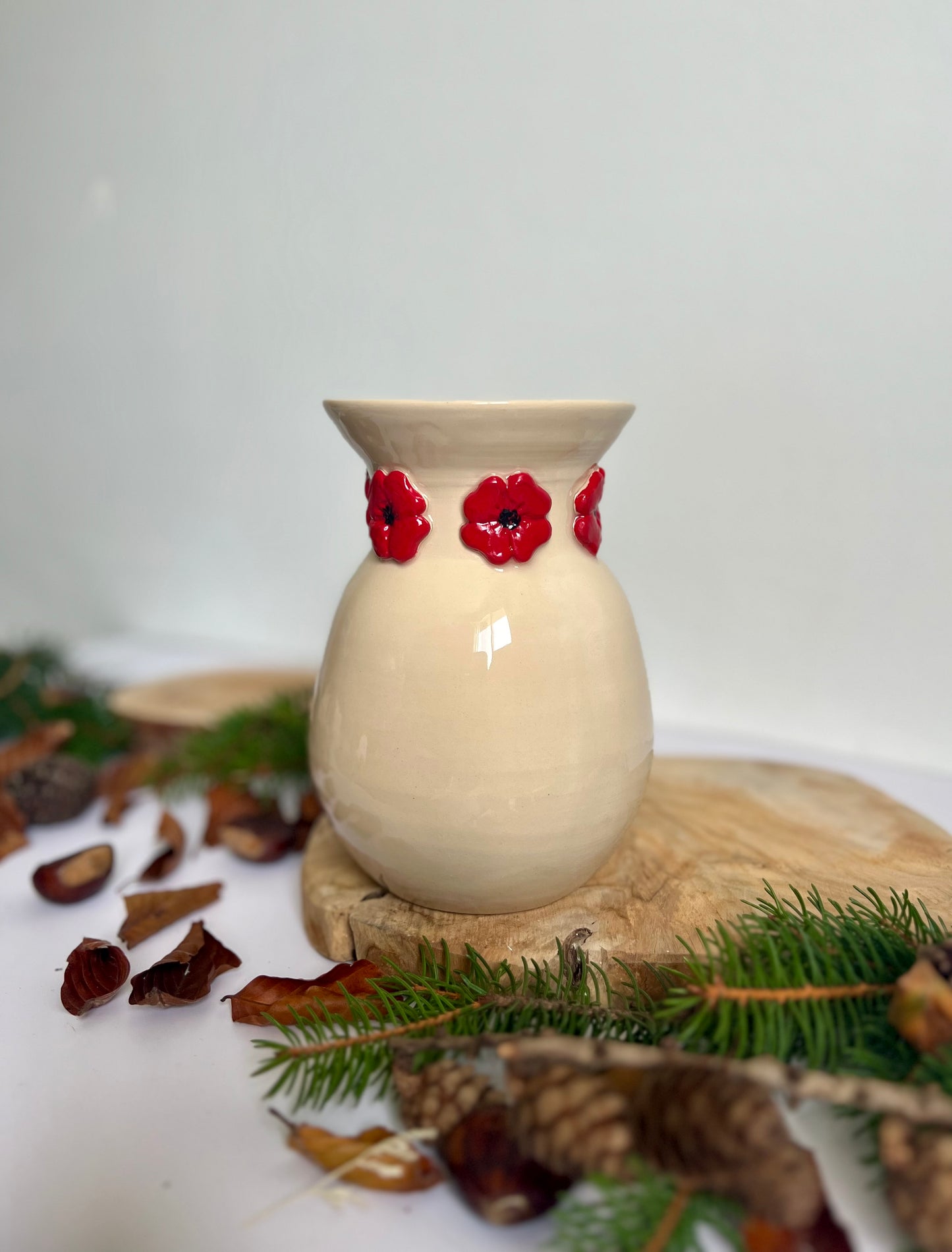 Vase Couronne de Coquelicot