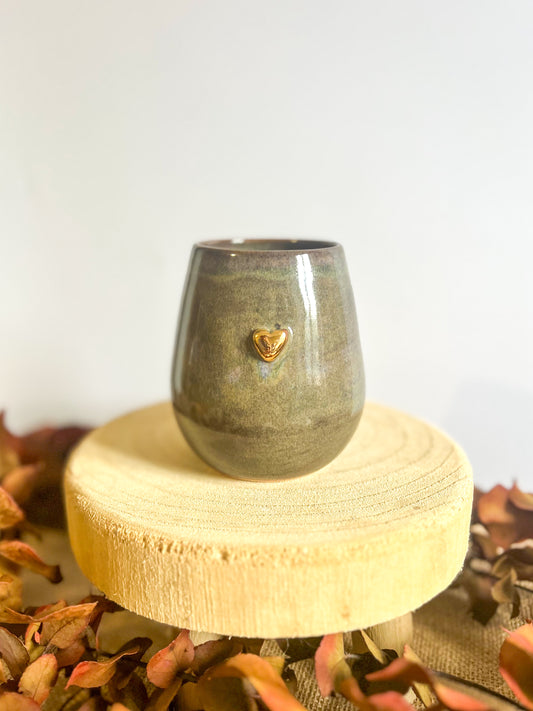 Tasse « Cœur en or » 🩶