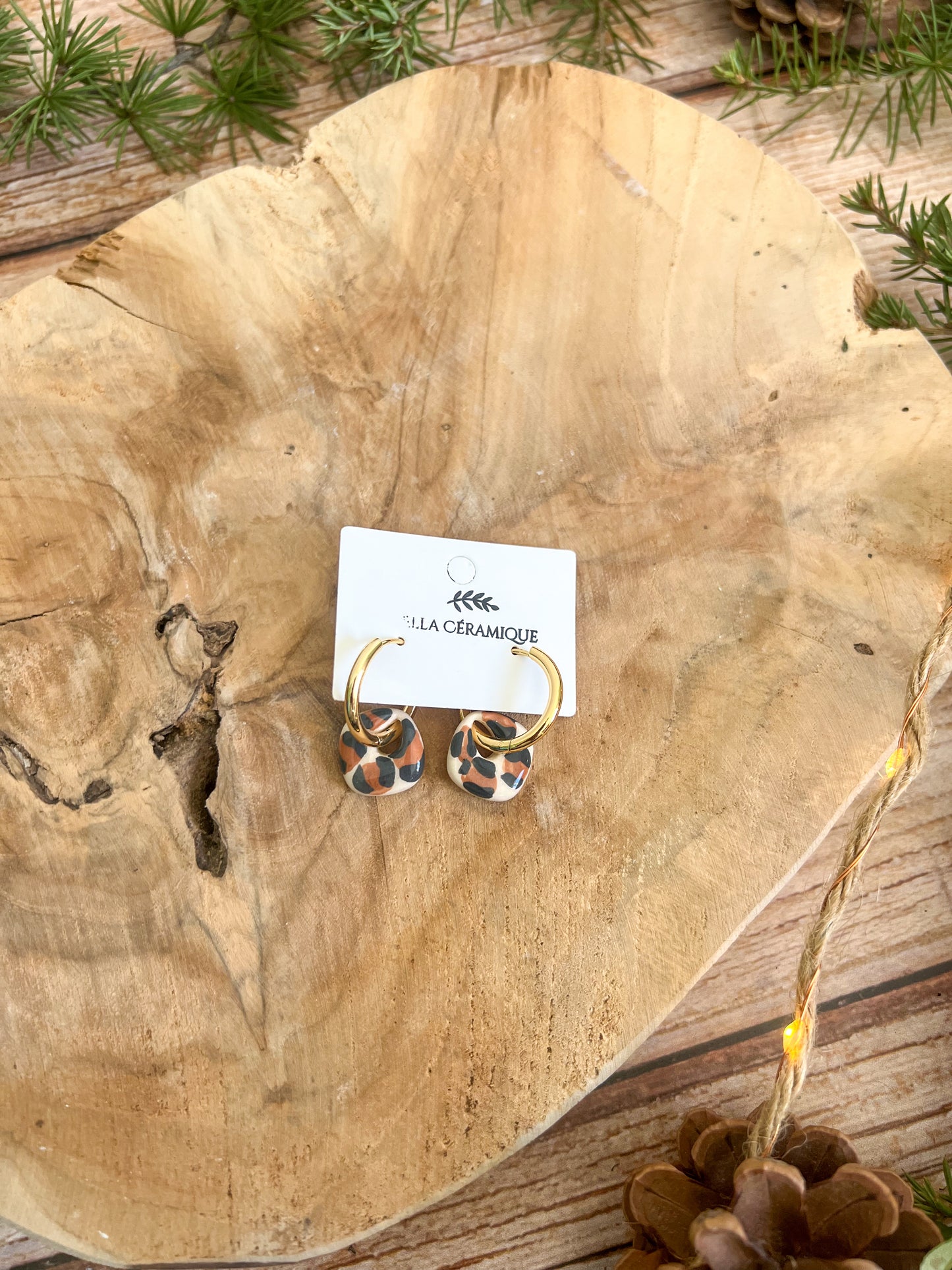 Petites boucles losange 🐆