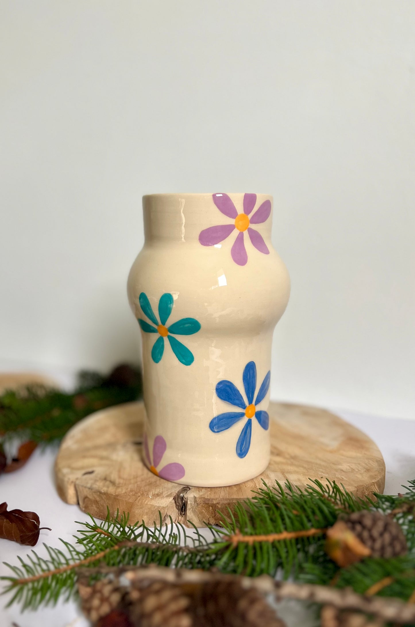 Vase Fleurs d’Hiver