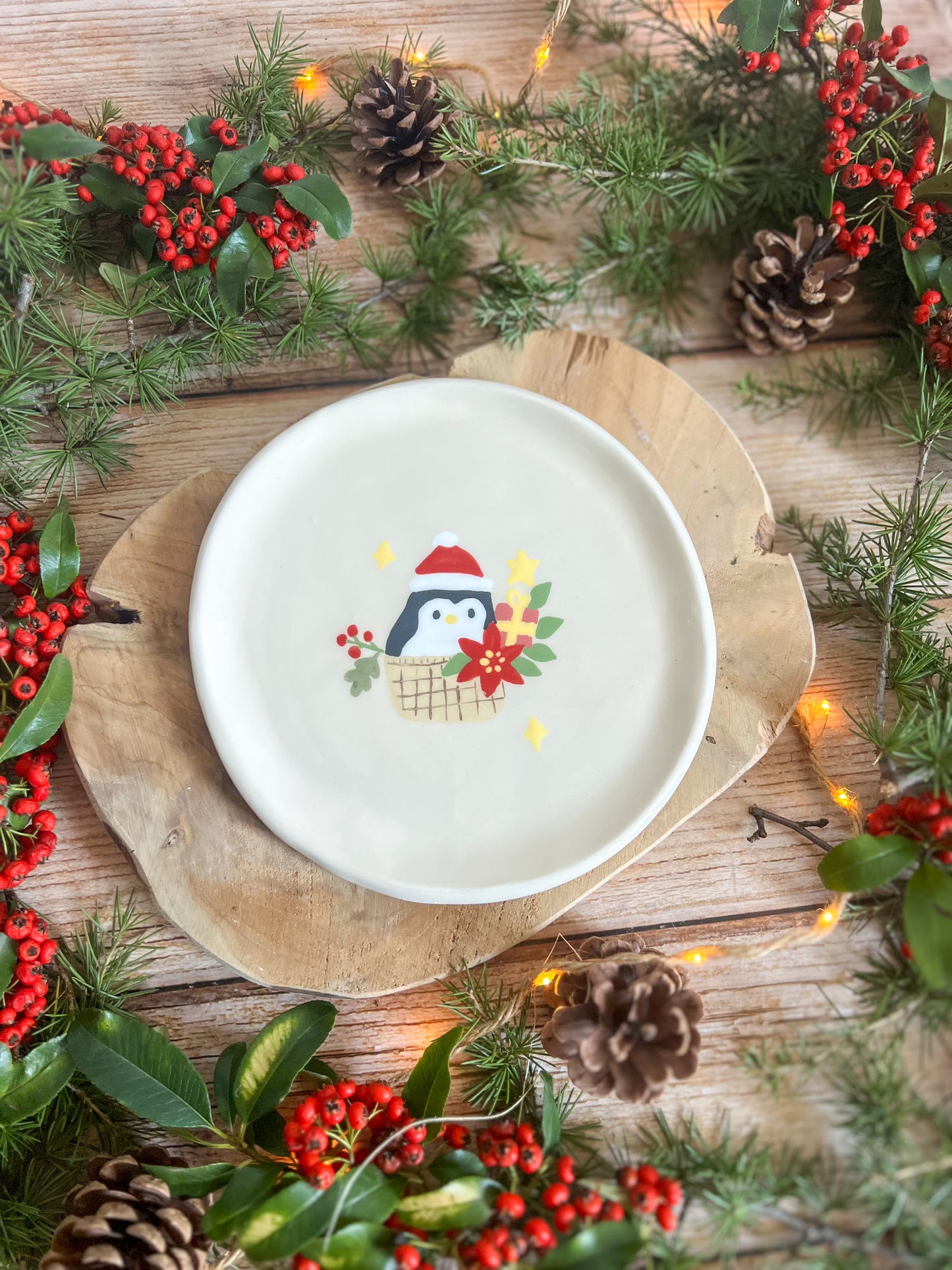 Assiette Pingouin de Noël 🎄