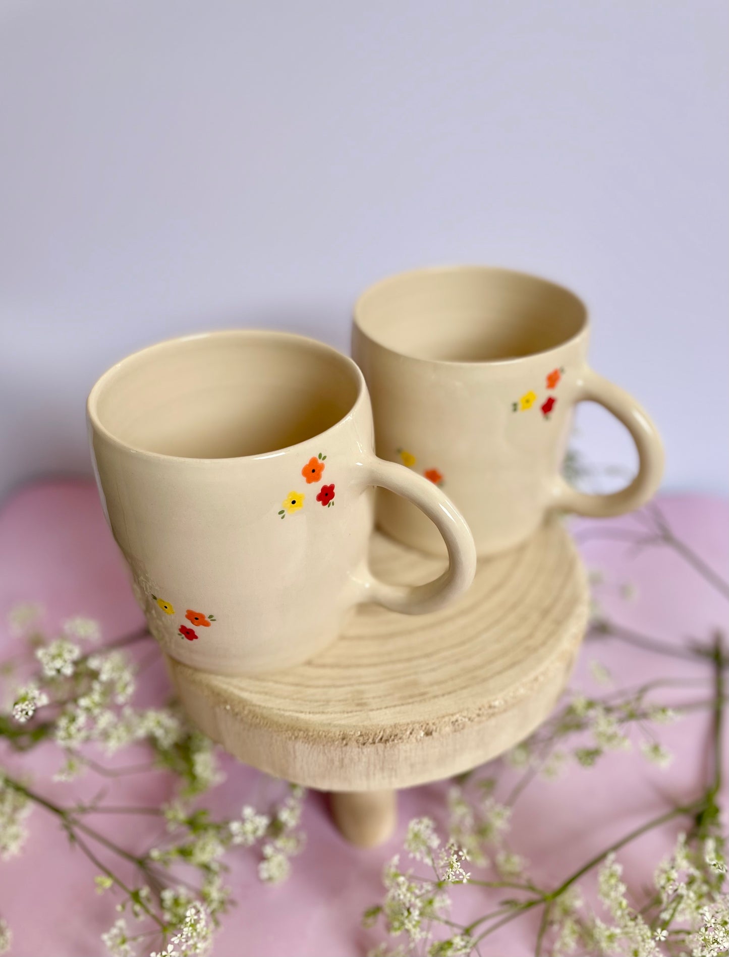 Tasse 500ml Fleurs de printemps