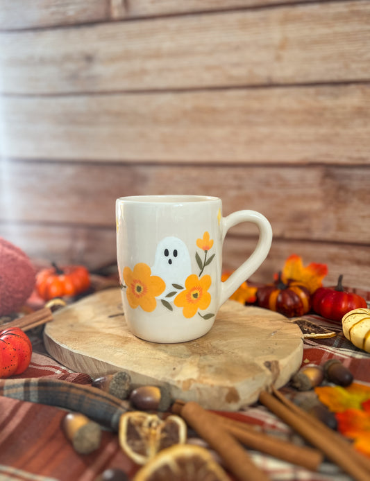 Maxi Mug « Fantôme aux Fleurs » 🍂