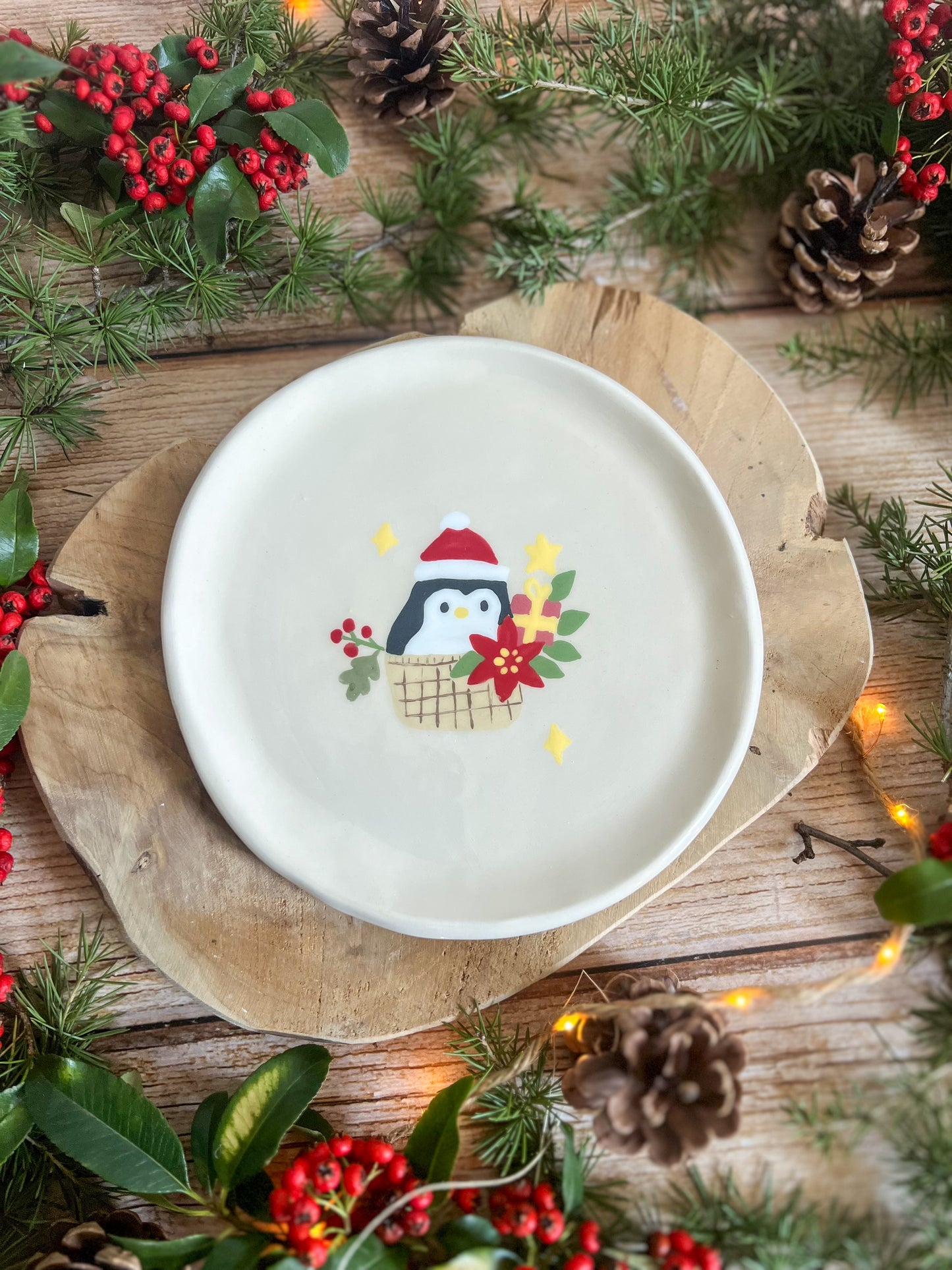 Assiette Pingouin de Noël 🎄
