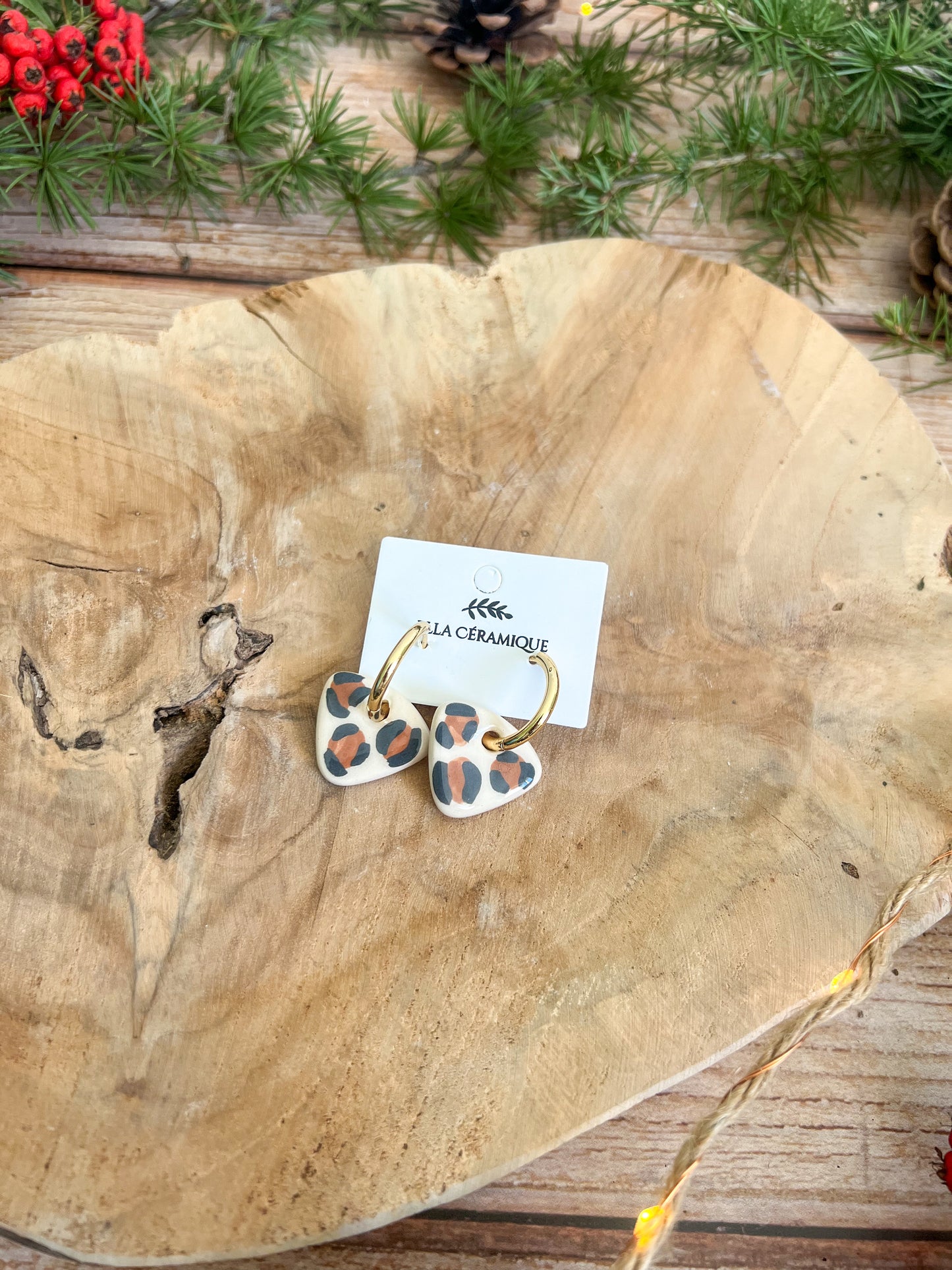 Boucles triangles 🐆