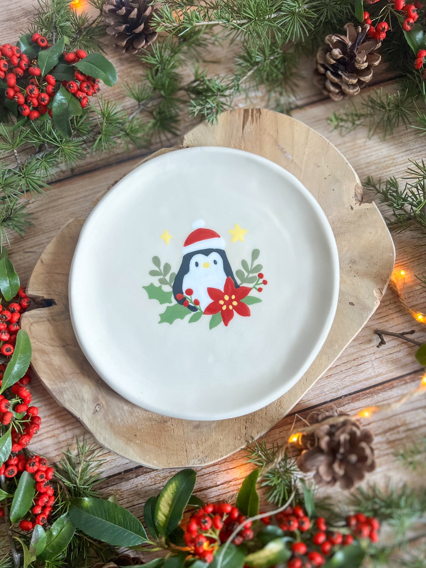 Assiette Pingouin de Noël 🎅