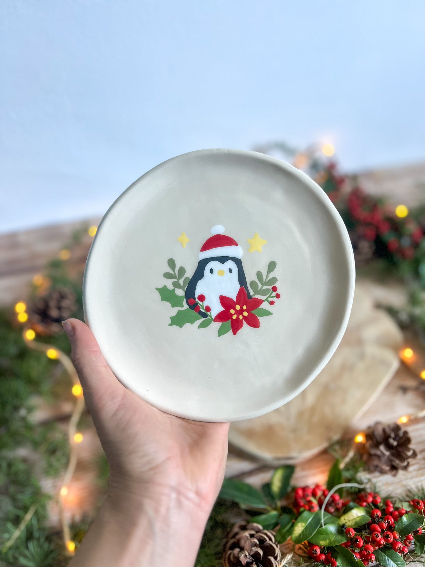 Assiette Pingouin de Noël 🎅