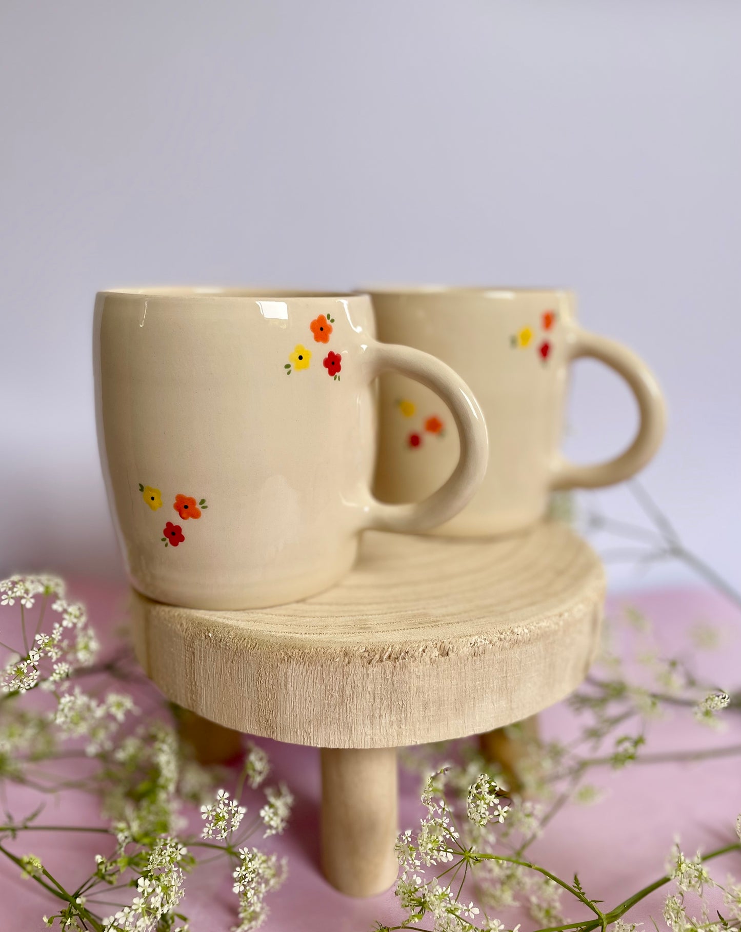 Tasse 500ml Fleurs de printemps