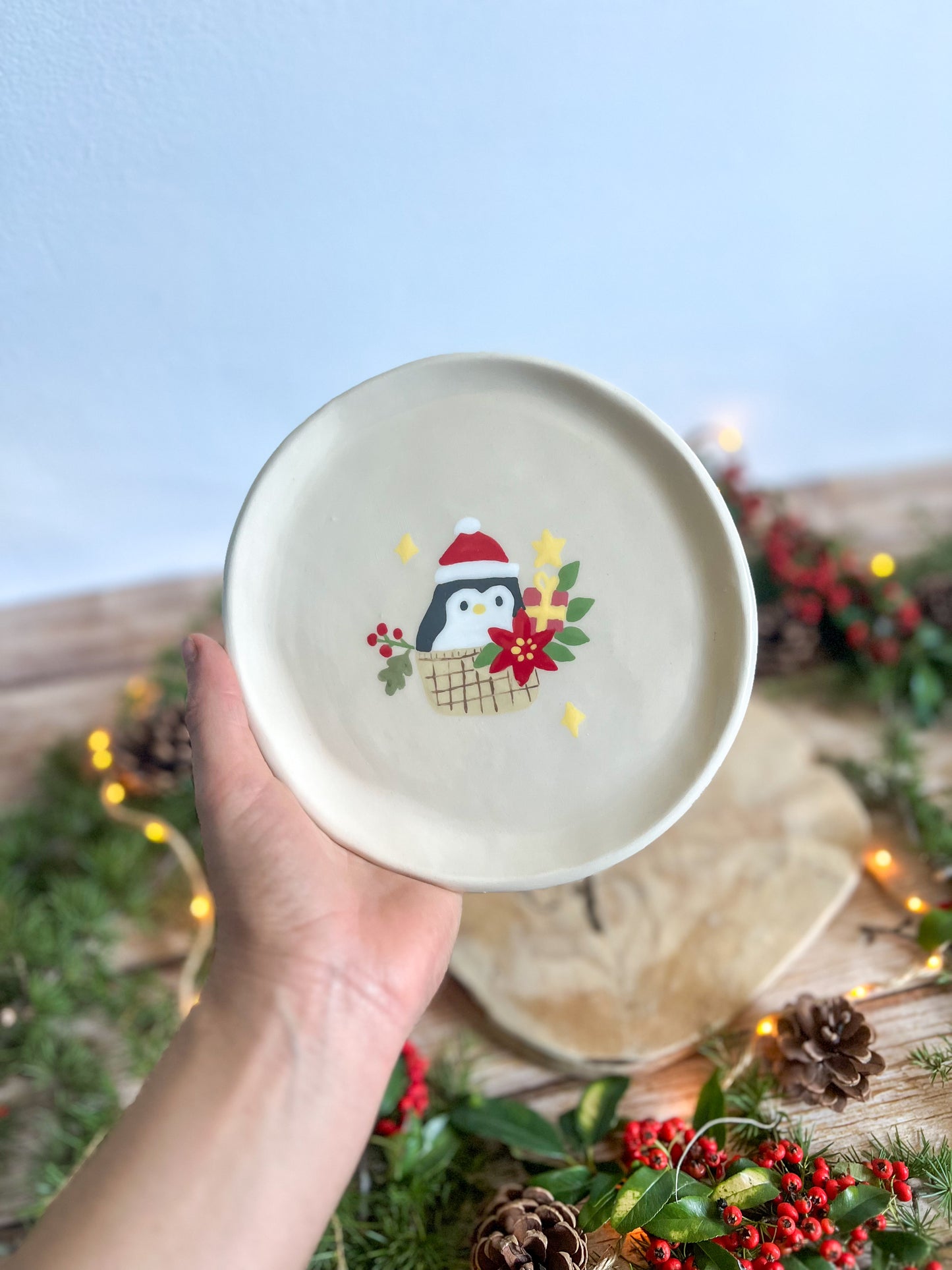 Assiette Pingouin de Noël 🎄