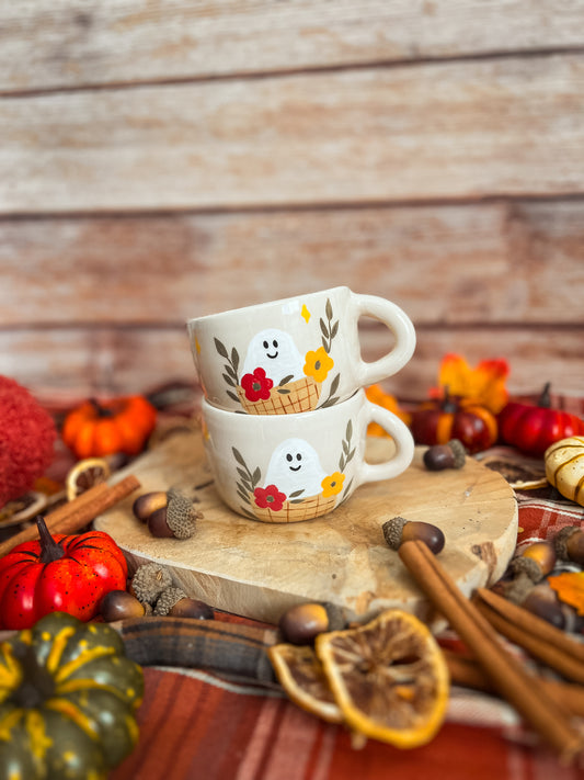 Tasse « Fantôme fleuri » PRÉCOMMANDE 🌼