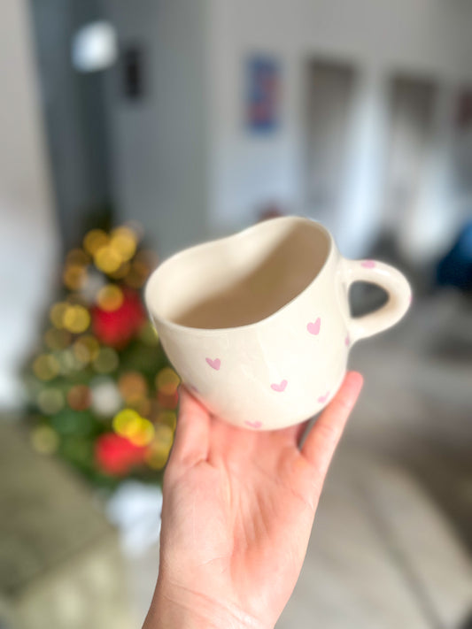 Mug petits cœurs roses 🩷