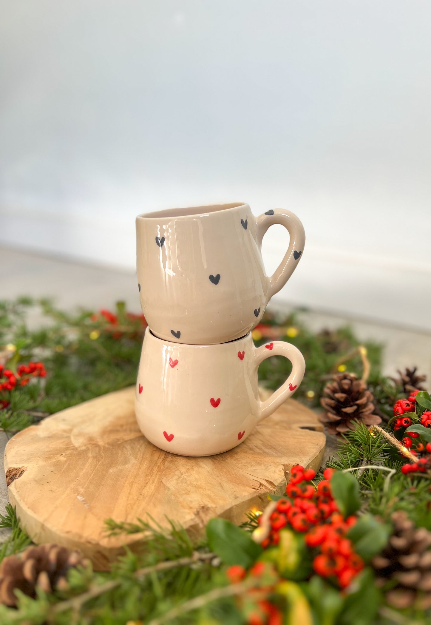 Tasse Petits cœurs ♥️ 🖤