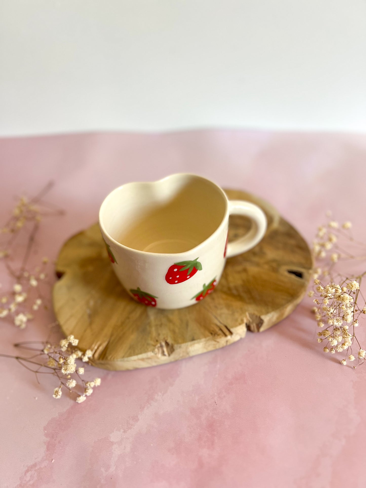 Tasse 🍓 forme cœur