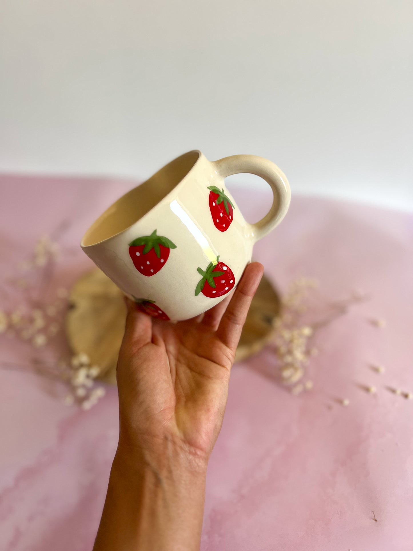 Tasse 🍓 forme cœur