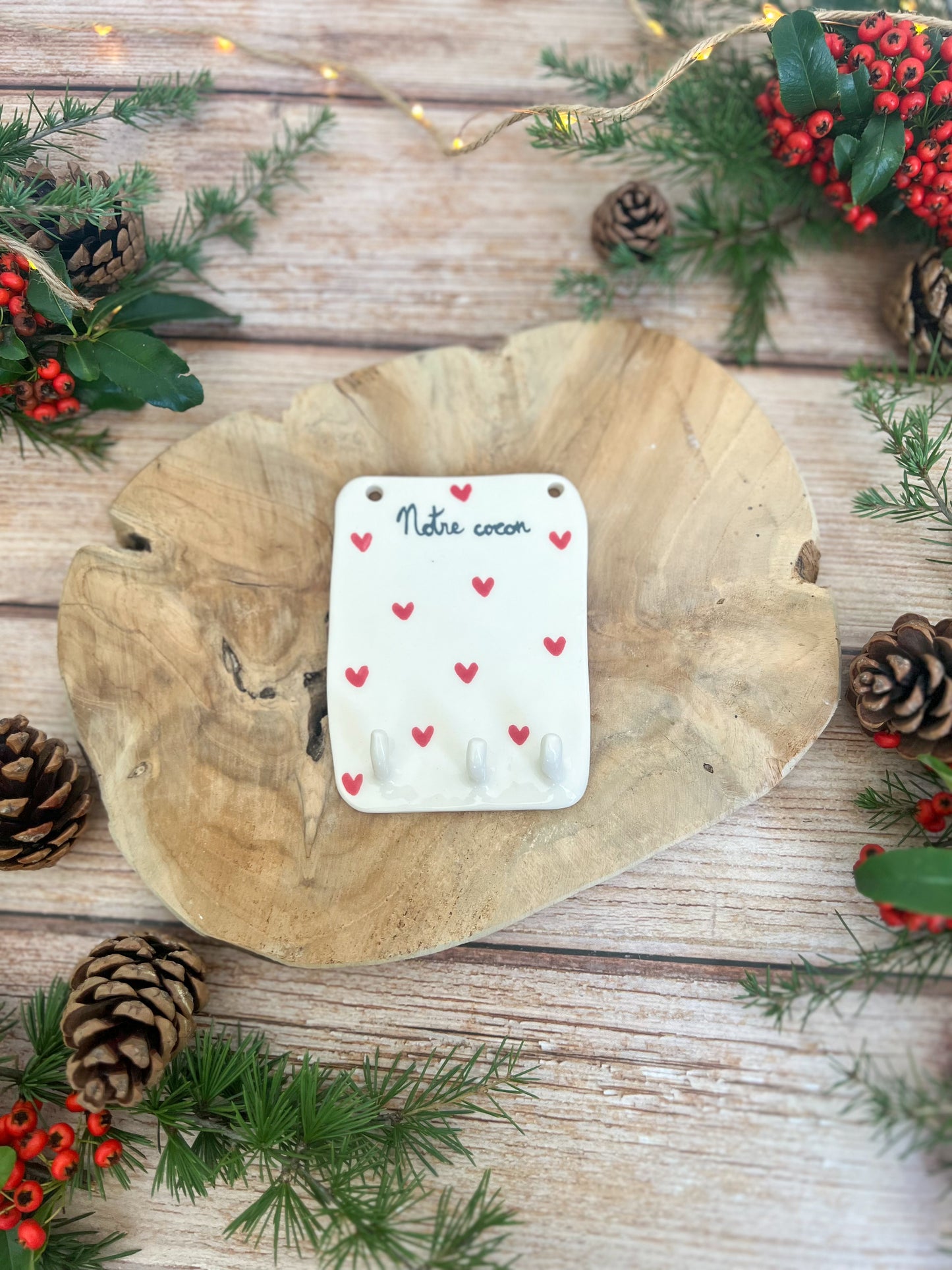 Support à clefs « Notre Cocon » ❤️