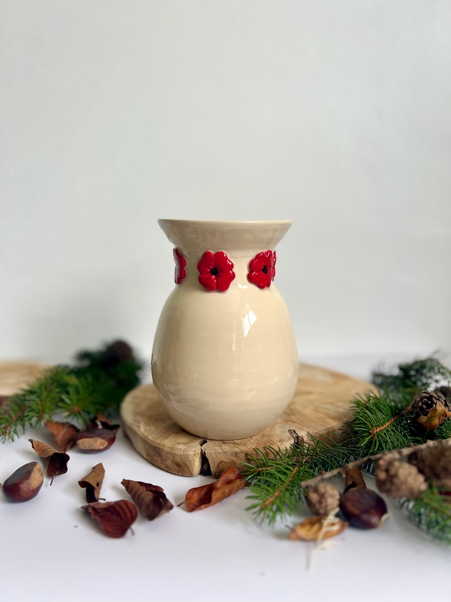 Vase Couronne de Coquelicot