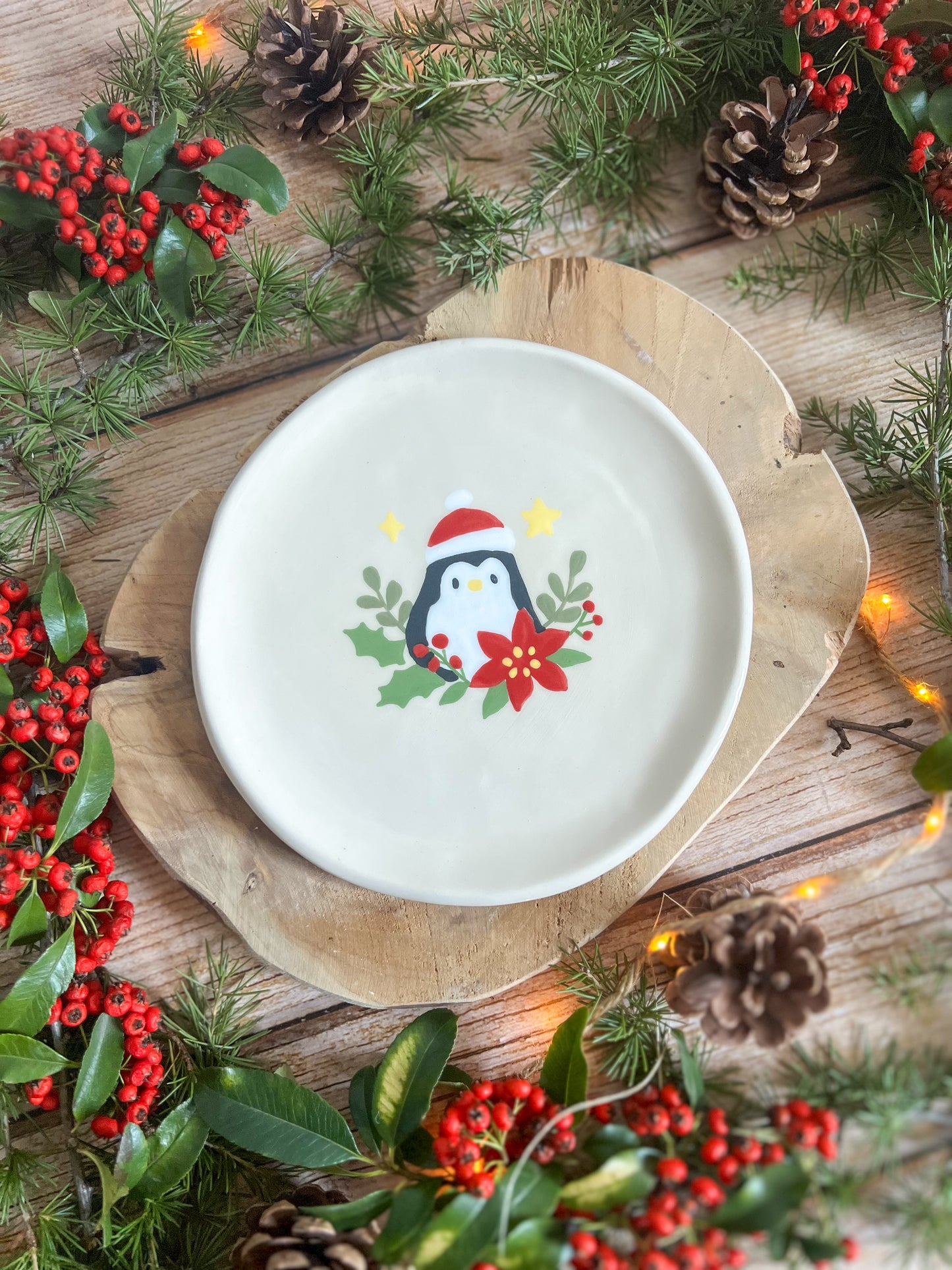Assiette Pingouin de Noël 🎅