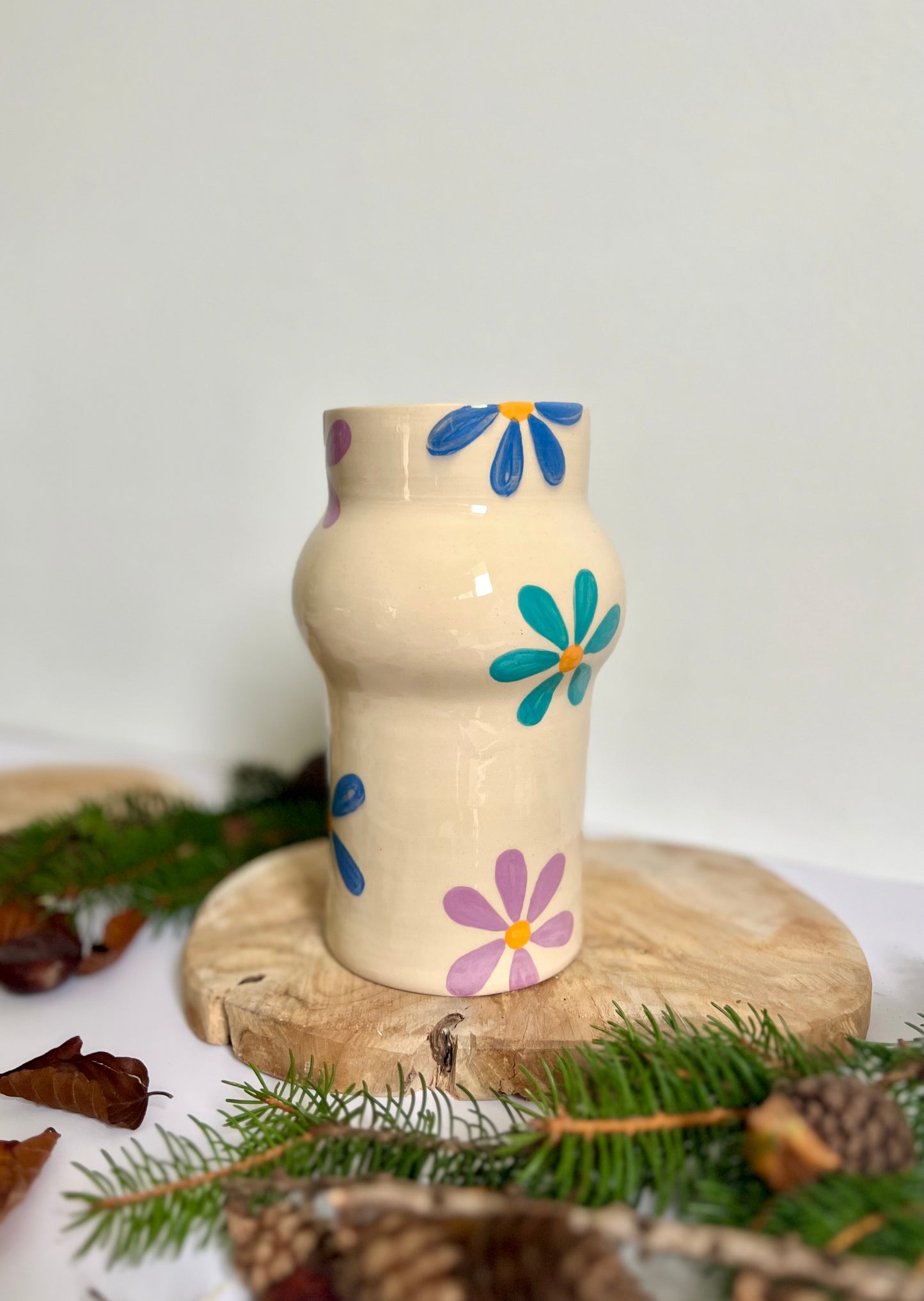 Vase Fleurs d’Hiver