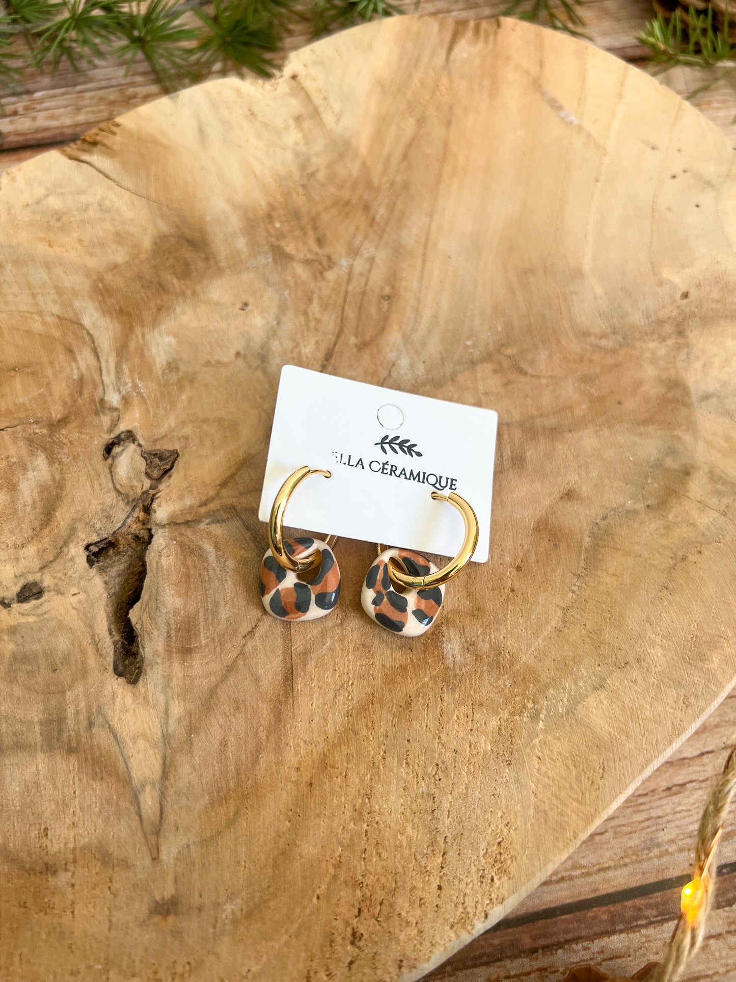 Petites boucles losange 🐆