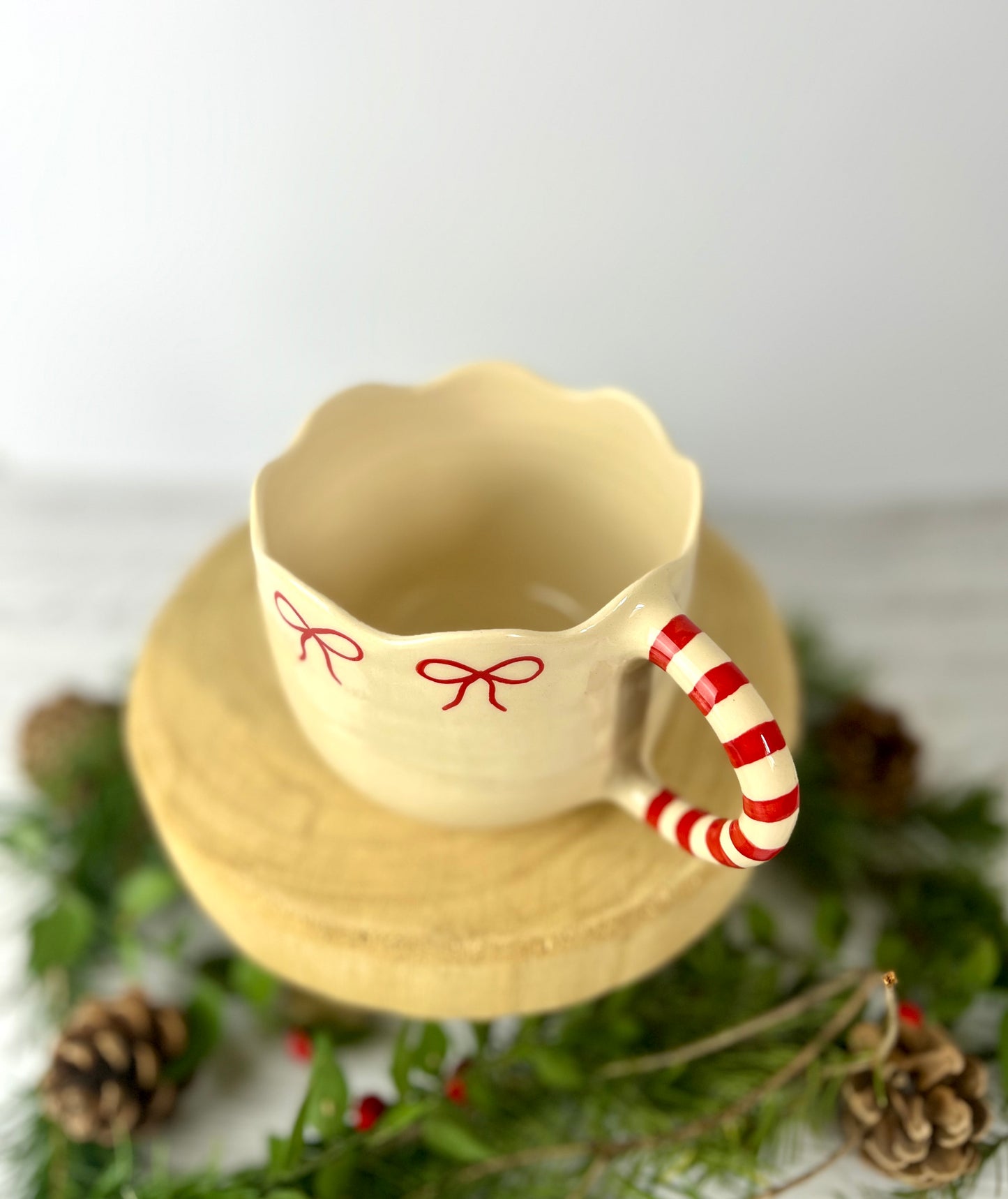 Tasse Petits noeuds de Noël