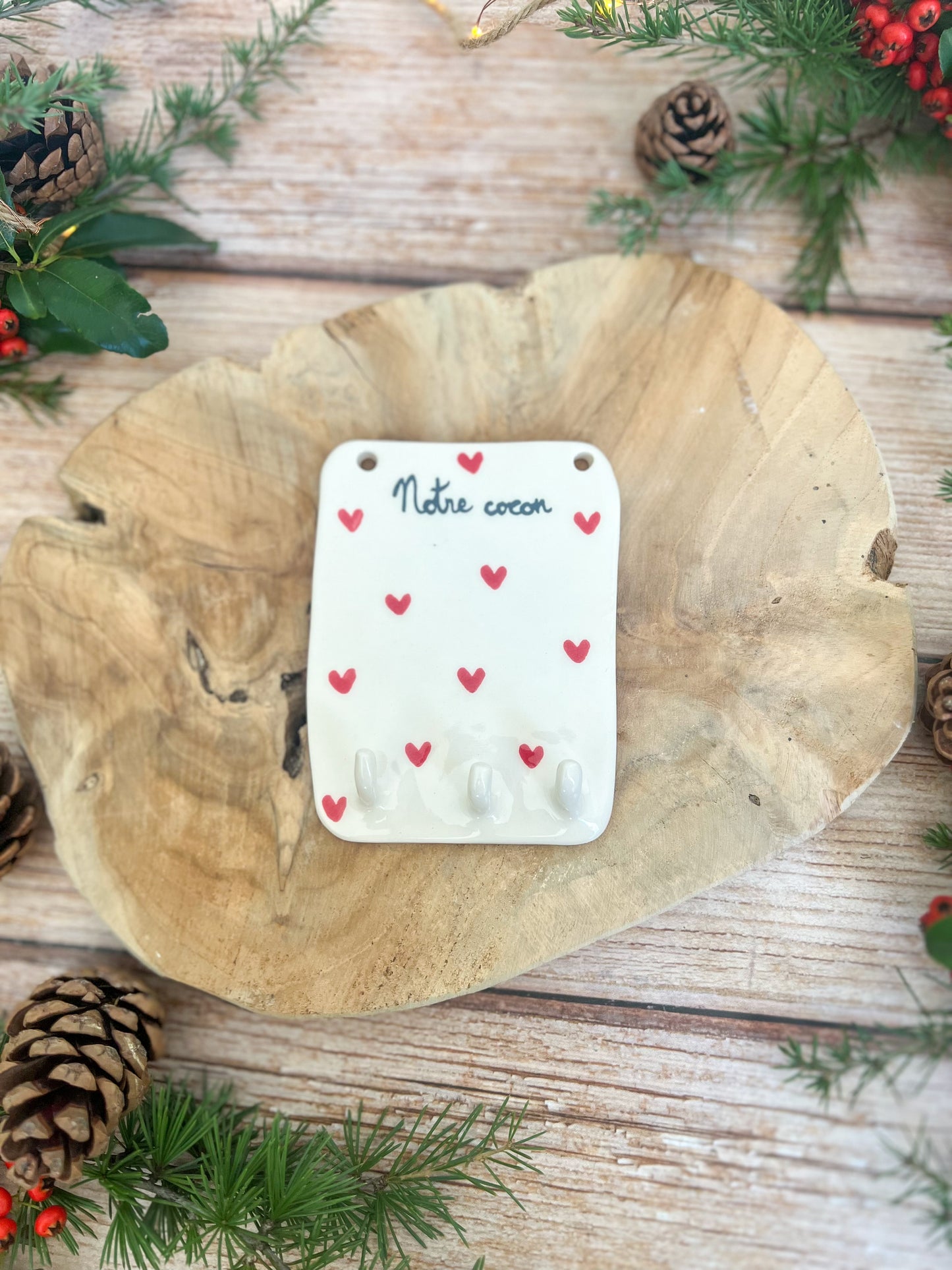 Support à clefs « Notre Cocon » ❤️