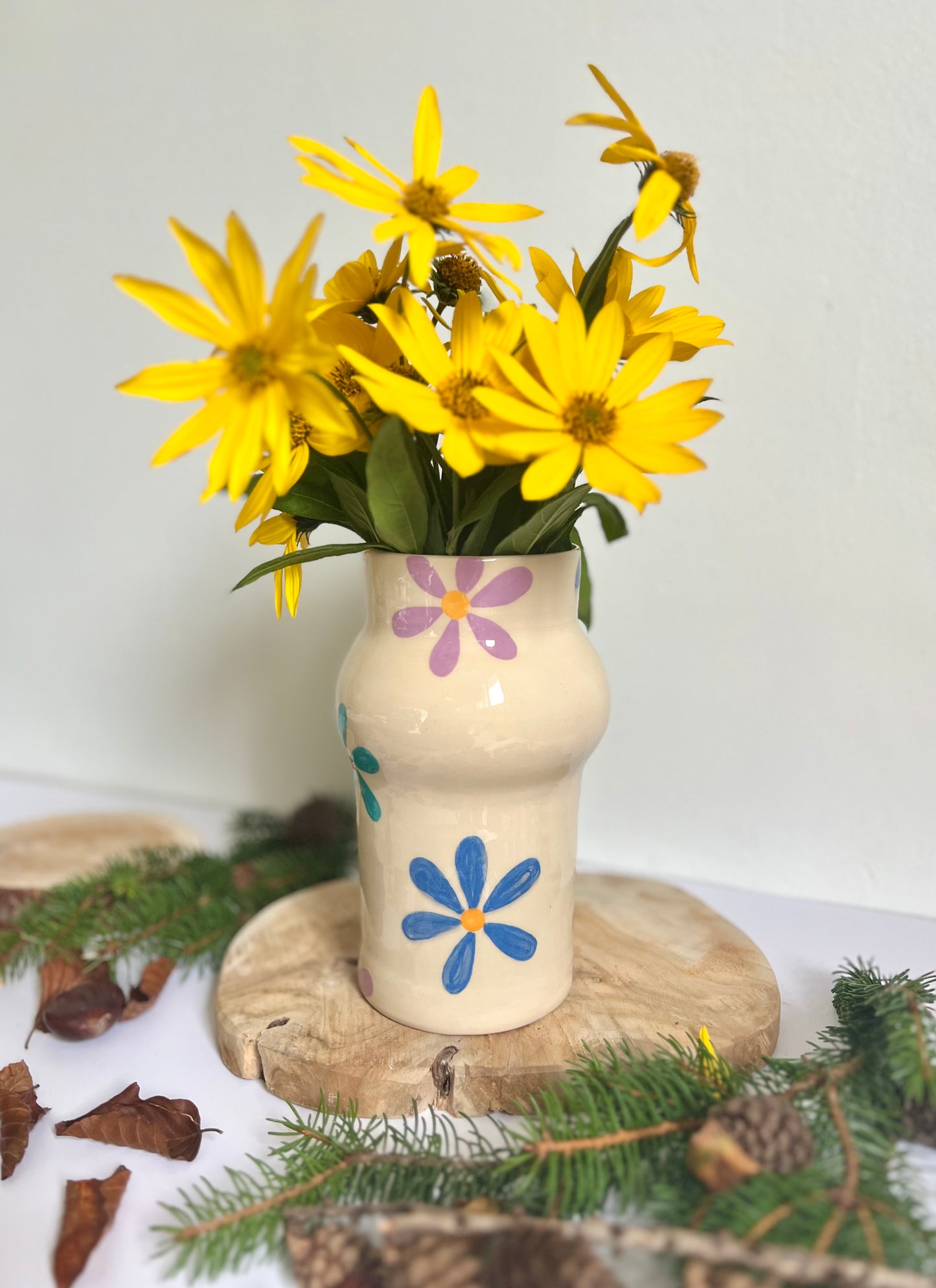 Vase Fleurs d’Hiver